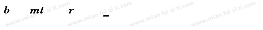 Bell MT Pro Regular字体转换